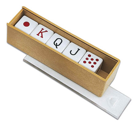 caja de dados de poker