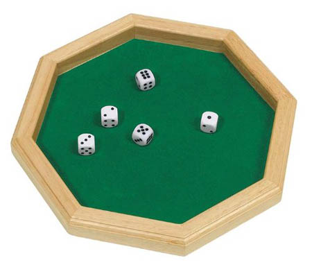 tablero octogonal para jugar con dados